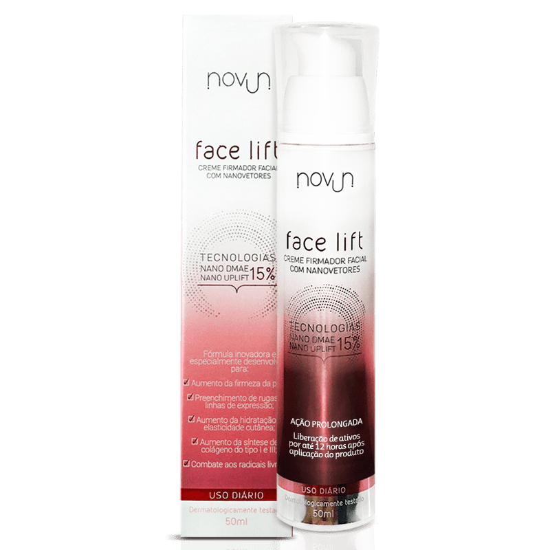 Novun Face Lift – Creme firmador facial com nanovetores